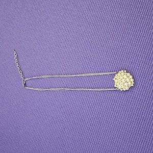 Pearl necklace SUNDANCE Silver tone